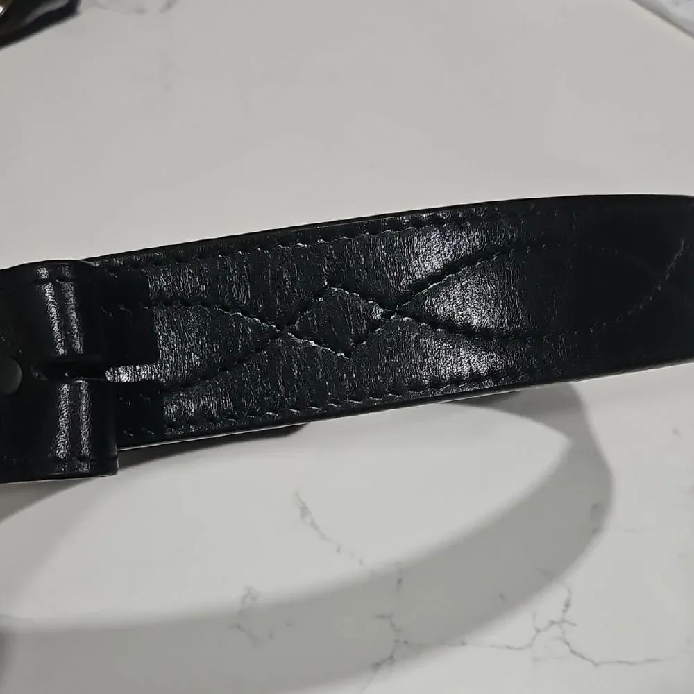 Black Genuine Leather Belt